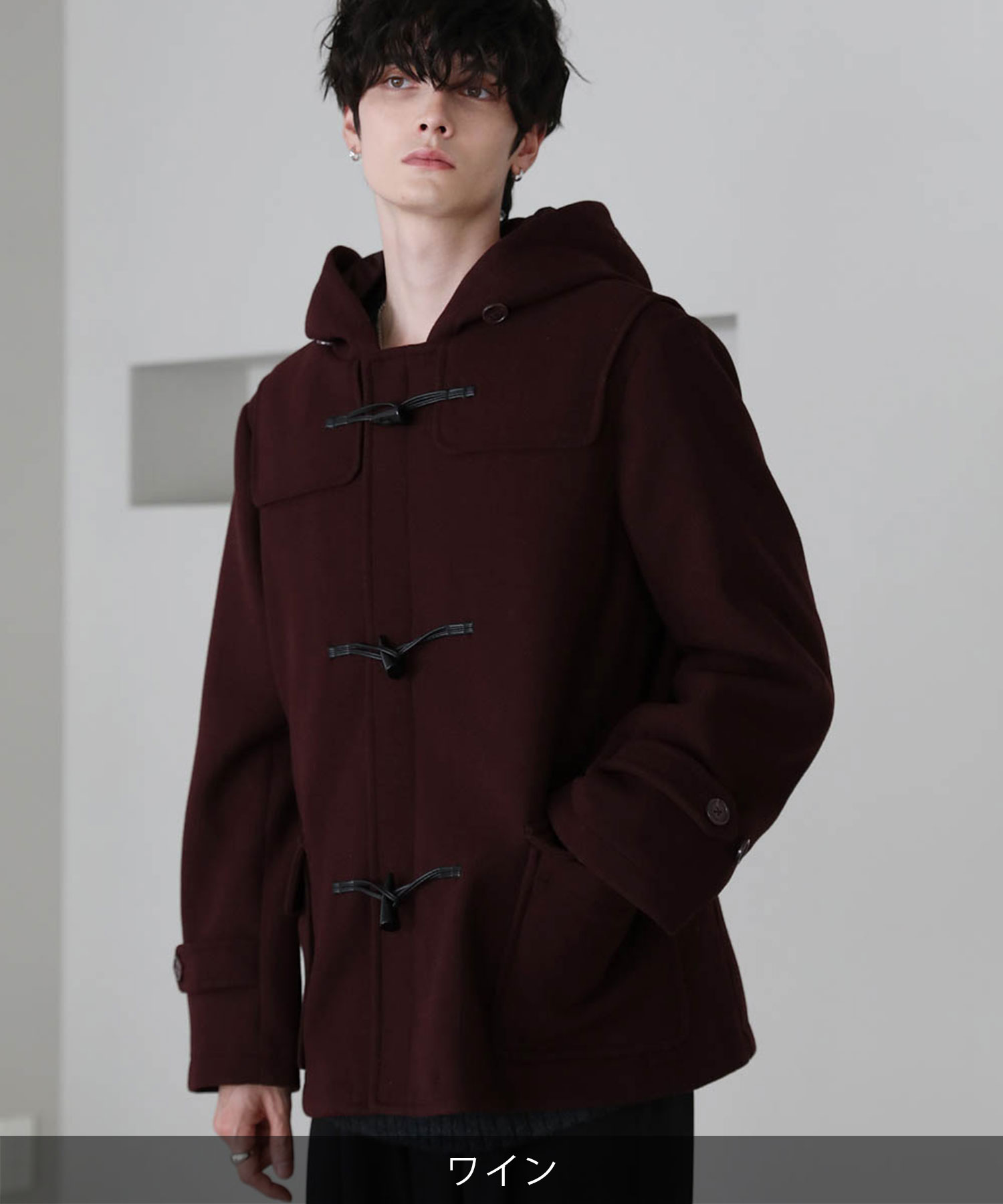 楽天市場】ダッフルコート メンズ アウター 冬 冬服 ショート丈 コート