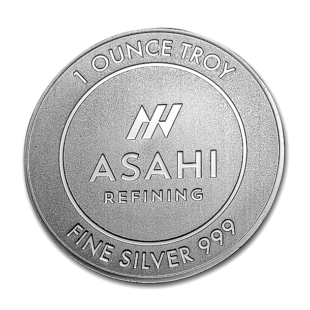 楽天市場】※ポスト投函※『ASAHI 純銀 コイン 1オンス クリアケース入り
