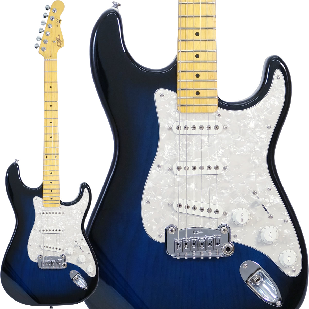 楽天市場】G&L Tribute Series S-500 (Blueburst/Maple) [アウトレット
