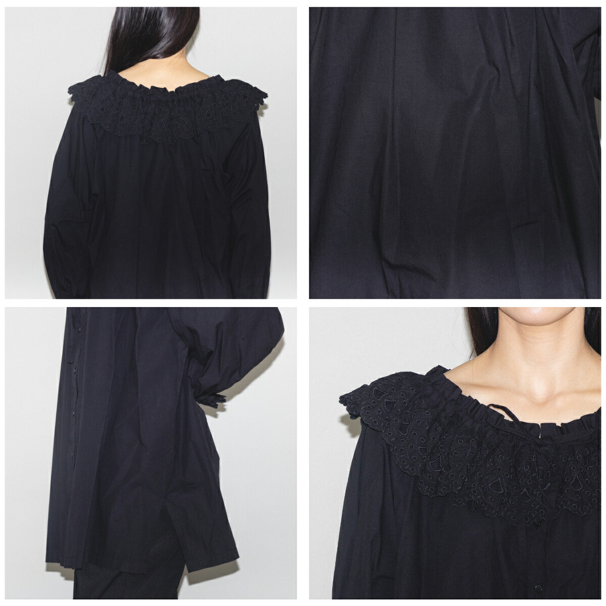 楽天市場】サラマリカ Sara mallika COTTON SCALLOP COLLAR BLOUSE
