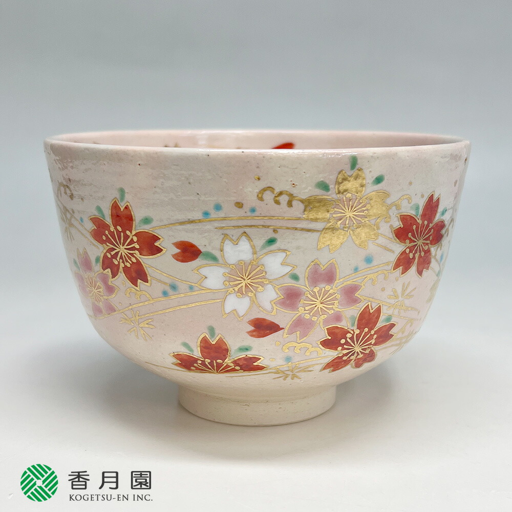 楽天市場】○【茶道具 / 茶碗】 色絵 桜川 A 杣山契月 作 (桐箱