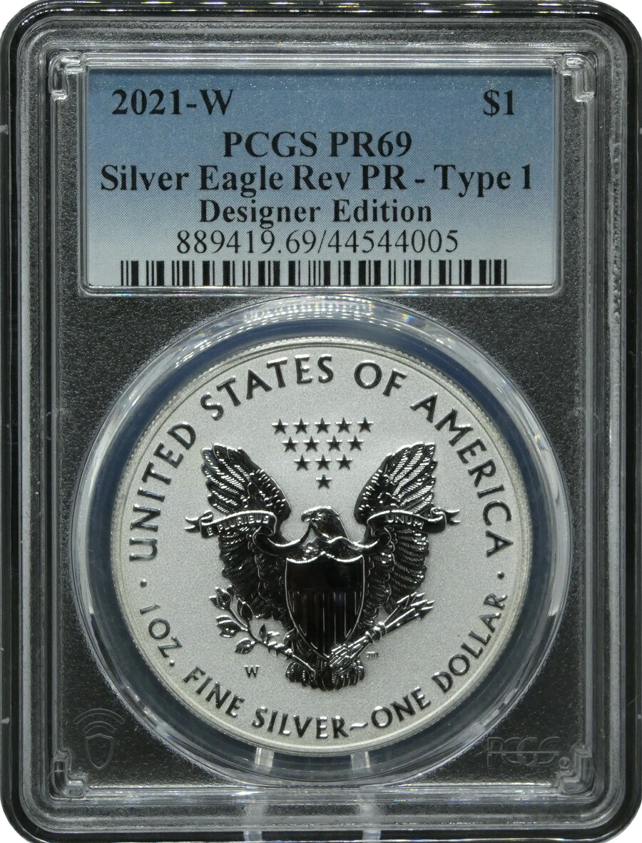 楽天市場】2枚セット PCGS RP69 2021年 アメリカ リバースプルーフ