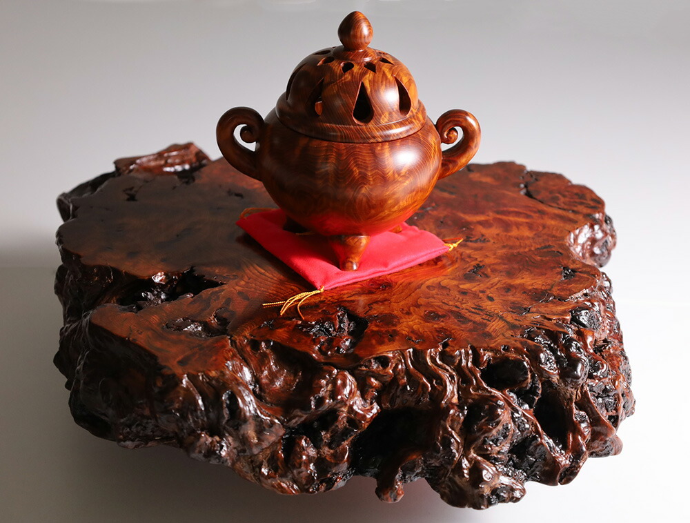 楽天市場】【75mm厚】屋久杉 泡瘤 敷台 仕様：無垢 / 素材：屋久杉泡瘤