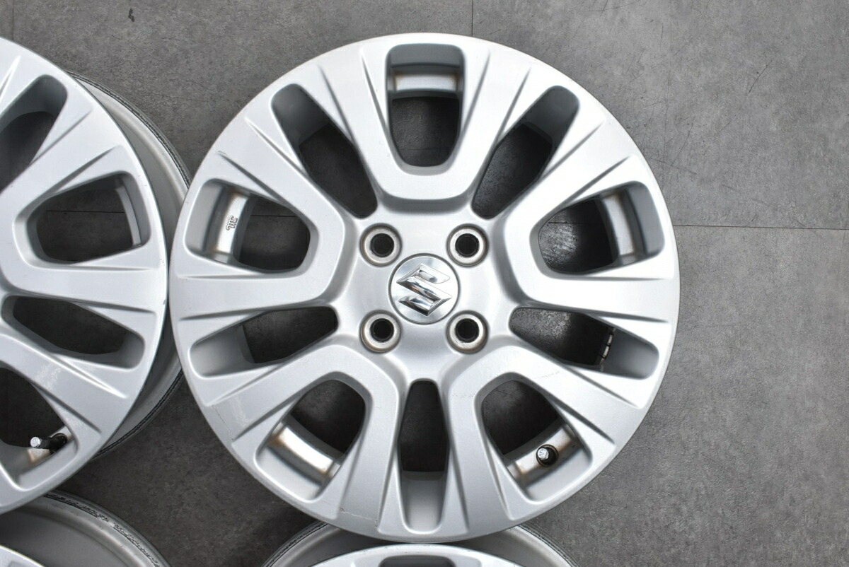 楽天市場】中古 ホイール スズキ 純正 4本セット 15インチ 5J +45 PCD