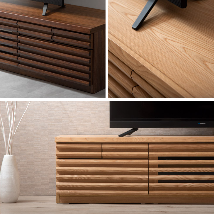 楽天市場】テレビ台 200 完成品 天然木 テレビボード TV台 ローボード