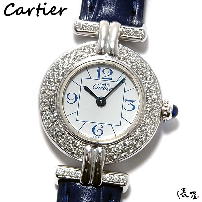 楽天市場】【極美品】 カルティエ マストコリゼ 2重ダイヤベゼル