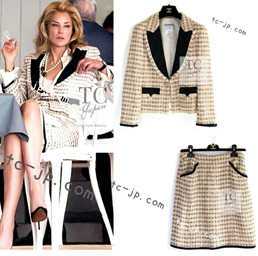 楽天市場】[中古] シャネル ジャケット スーツ CHANEL アイボリー