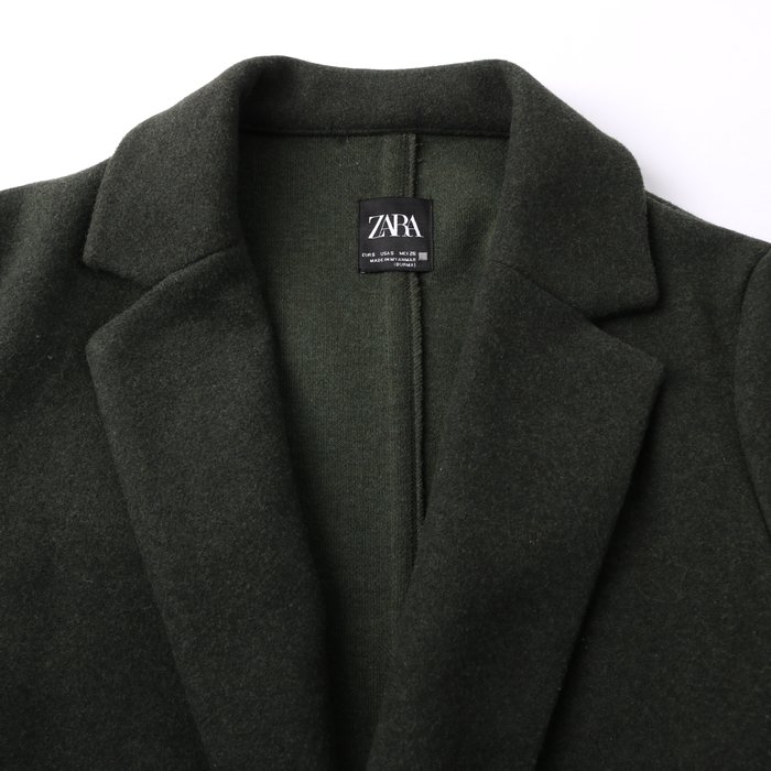 楽天市場】ザラ チェスターコート ロングコート 襟付 シンプル 無地