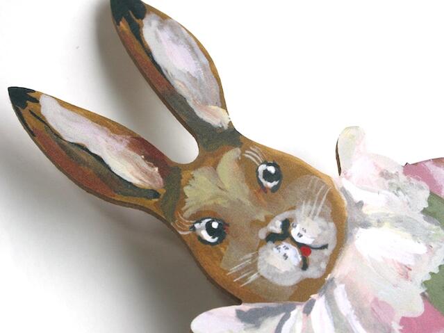 楽天市場】Nathalie Lete(ナタリーレテ)ダイカット 掛け時計うさぎ