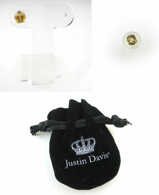 楽天市場】【中古】Justin Davis / PETITE CROWN K18 ピアス GEJ255