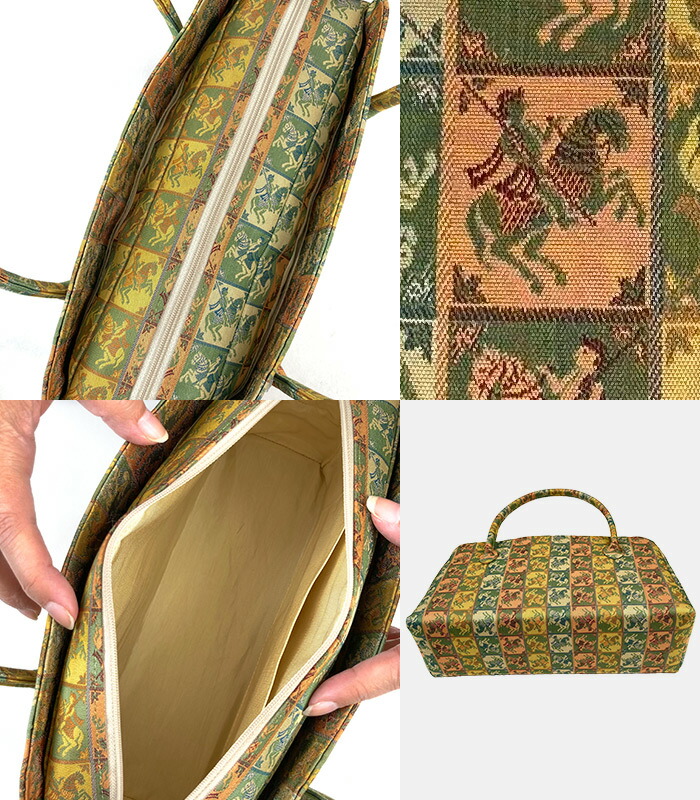 楽天市場】MKグループ 都粋オリジナル 龍村美術織物 利休バッグ 角倉文