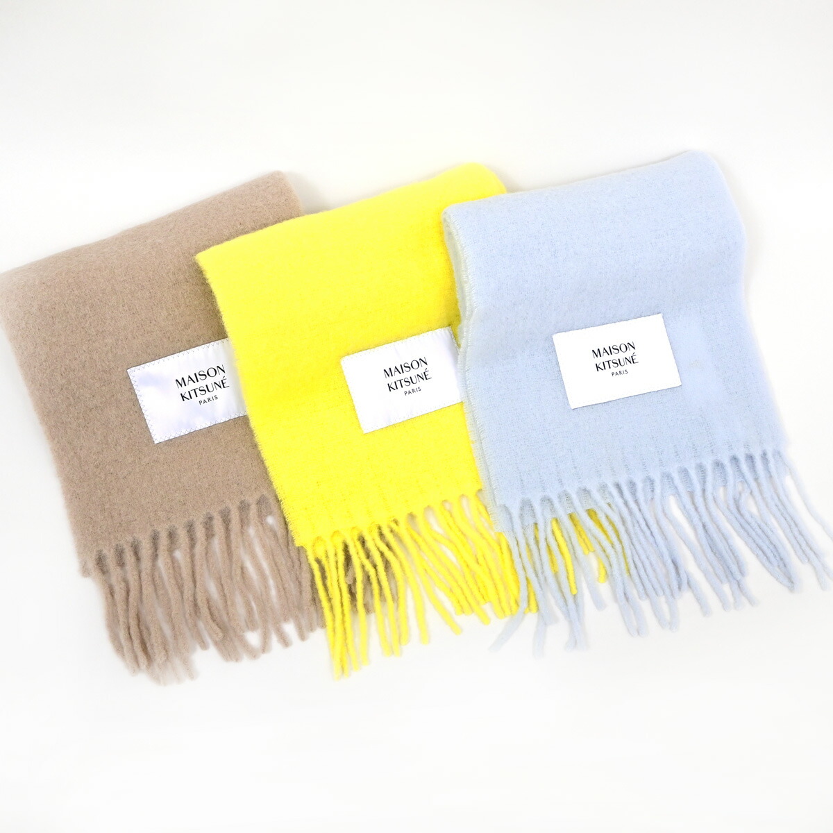 楽天市場】＼35%OFF／スーパーSALE☆3/4から MAISON KITSUNE マフラー