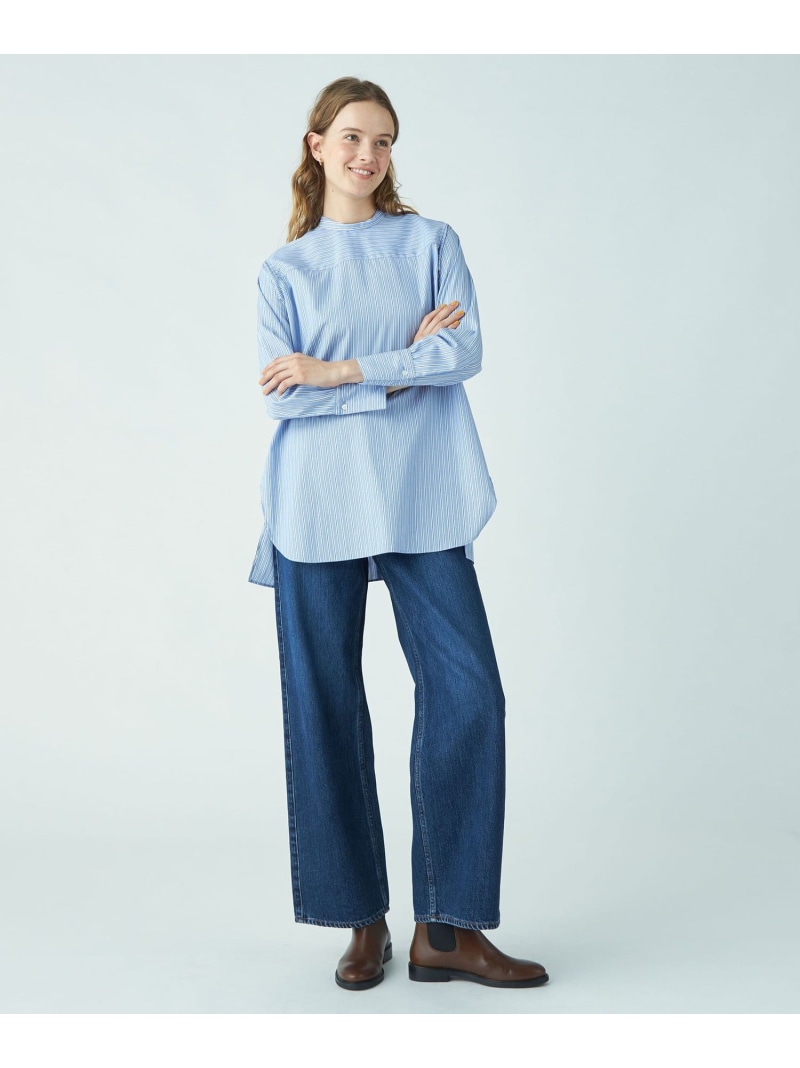 楽天市場】デニム ワイドストレートパンツ MACPHEE トゥモローランド