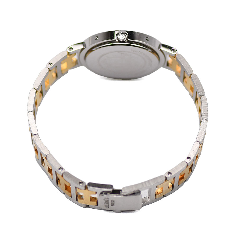 楽天市場】エルメス HERMES クリッパー コンビ 30MM クォーツ SS/GP