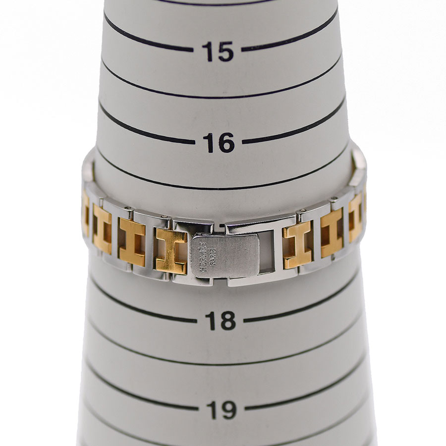 楽天市場】エルメス HERMES クリッパー コンビ 30MM クォーツ SS/GP