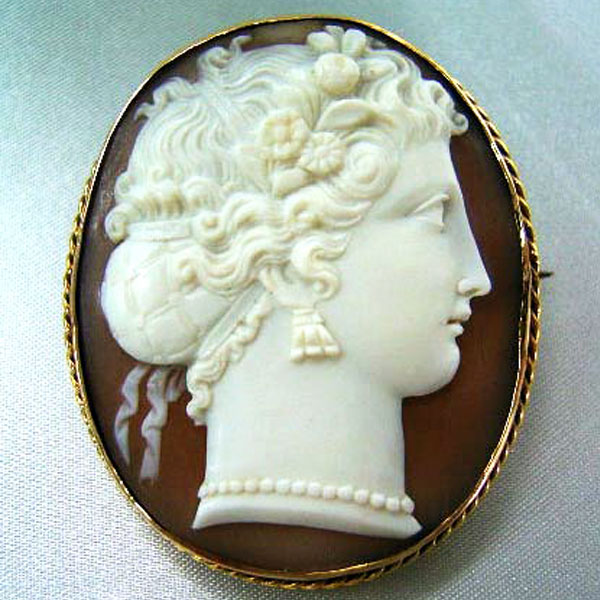 楽天市場】サルドニクス カメオブローチ（ジュエリー・アクセサリー