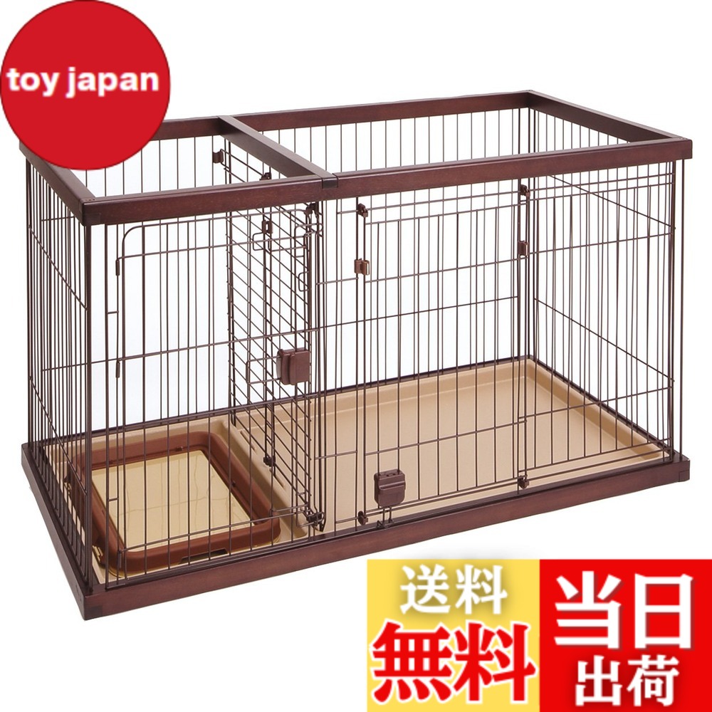 楽天市場】ペティオ ドッグルームサークル ブラウン レギュラーの通販