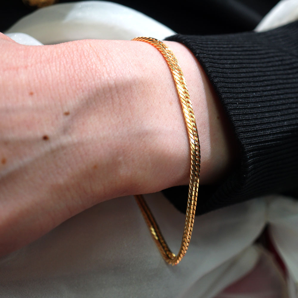 楽天市場】喜平 ブレスレット K18 トリプル12面 18cm 10g 造幣局検定