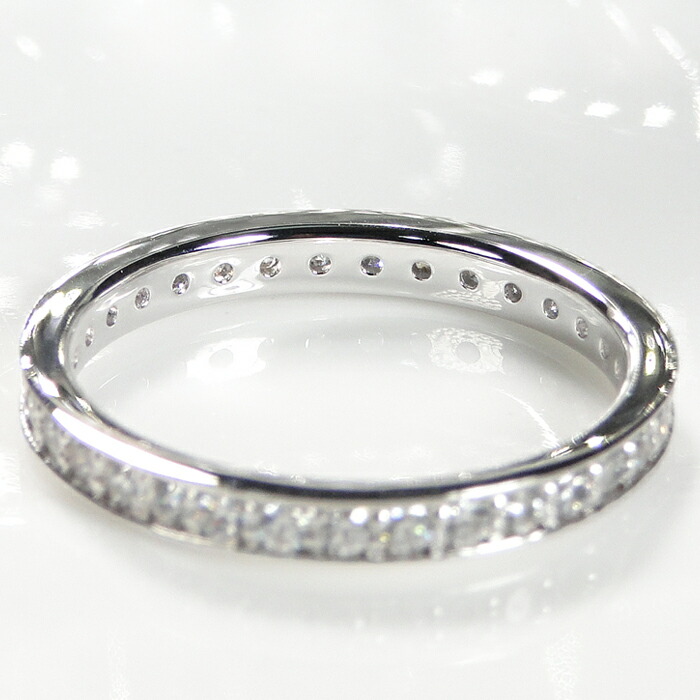 楽天市場】Pt950【0.5ct】【H-SI】フチあり ダイヤモンド フル