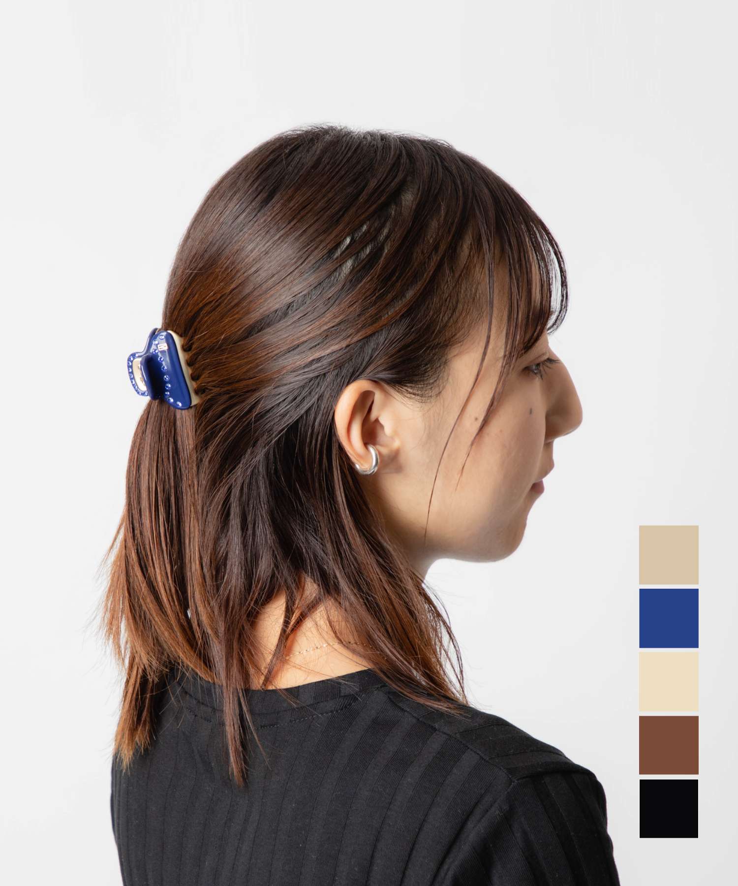 ☆新品☆アレクサンドルドゥパリ/クリスタル付きヘア クリップ