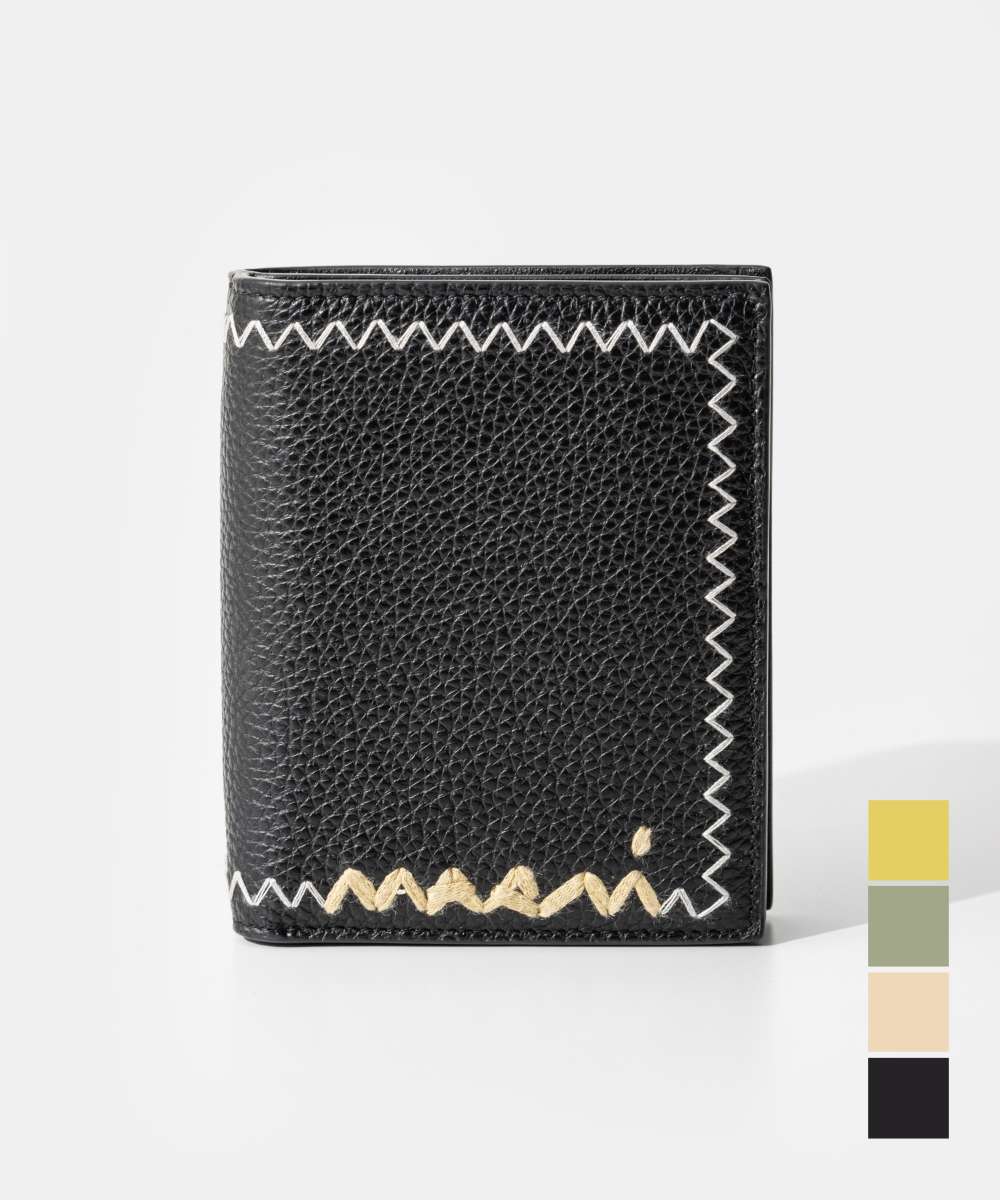 楽天市場】MARNI マルニ MARNI Monogram Bi-Fold Wallet 二つ折り財布