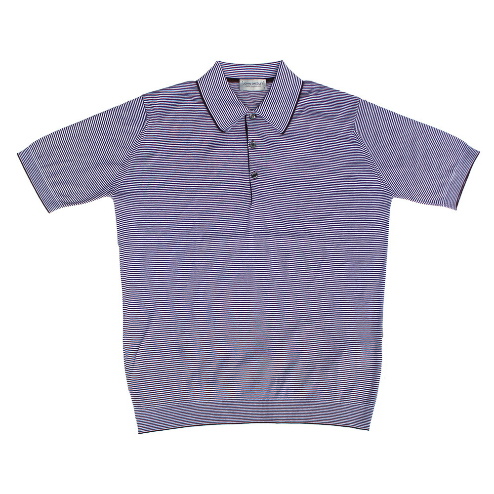 楽天市場】ジョンスメドレー JOHN SMEDLEY KYSON 30G BORDER KNIT POLO