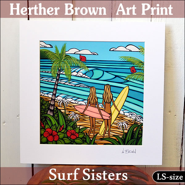 楽天市場】【ヘザーブラウン】【Heather Brown】ART PRINT LS SURF