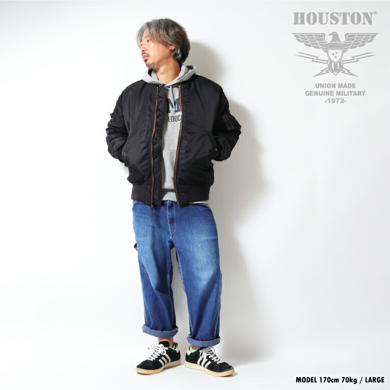 楽天市場】HOUSTON / ヒューストン 50316 MA-1 FLIGHT JACKET / MA-1