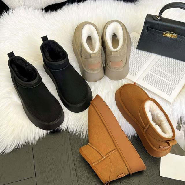 楽天市場】5cmUP！美脚 ブーツ レディース サイド ムートンブーツ