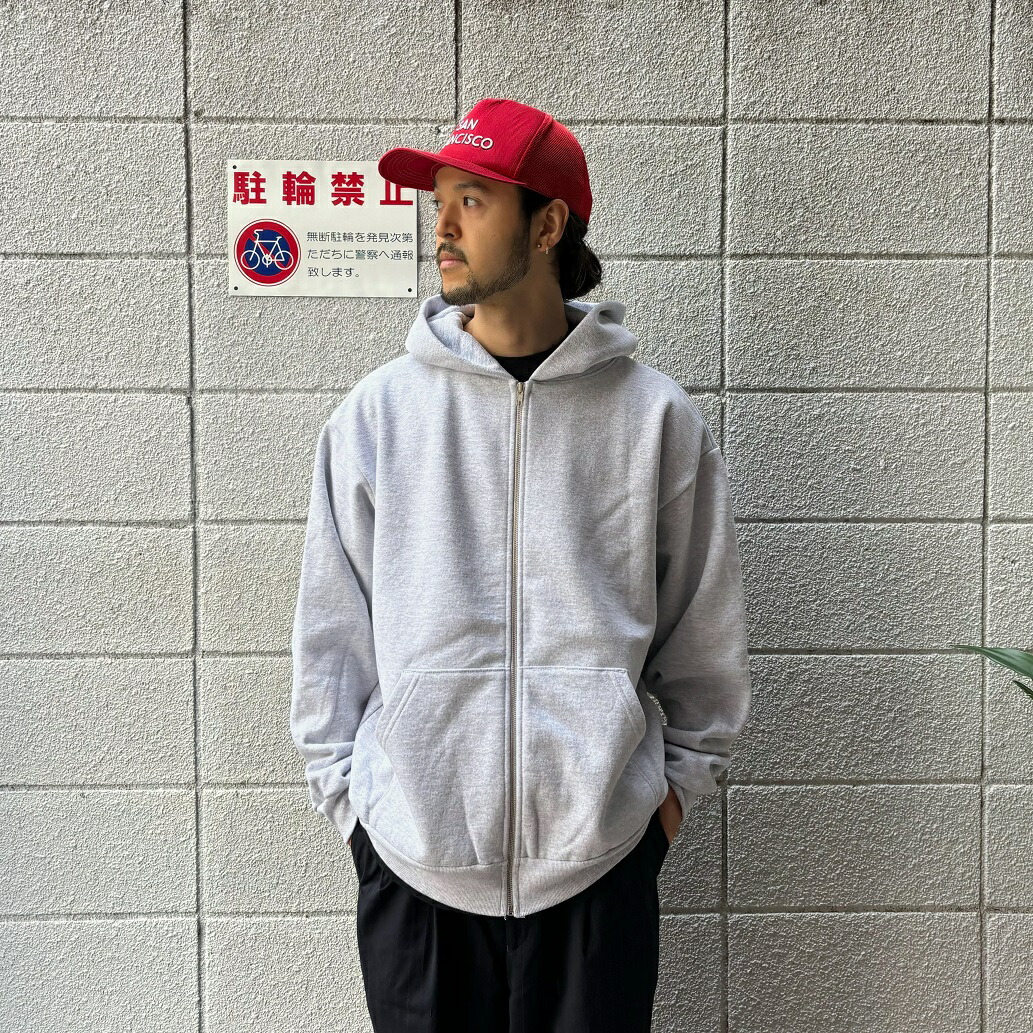 楽天市場】LOSANGELES APPAREL HF10 14oz Heavy Sweat Hood Zip Up Ash