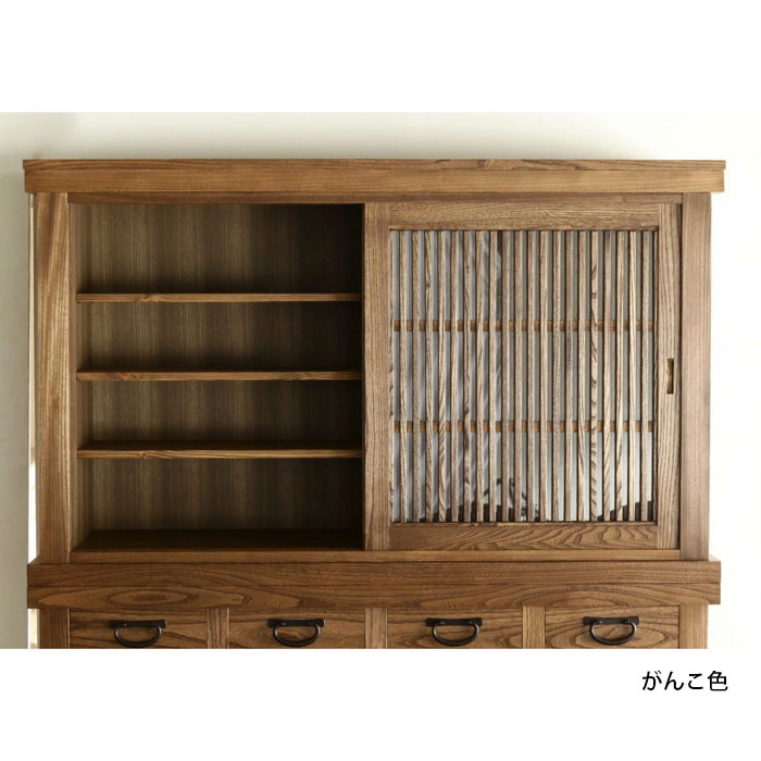 楽天市場】水屋 水屋箪笥 食器棚 和モダン モダン 日本製 国産家具