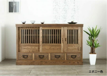 楽天市場】水屋 水屋箪笥 食器棚 和モダン モダン おしゃれ 日本製