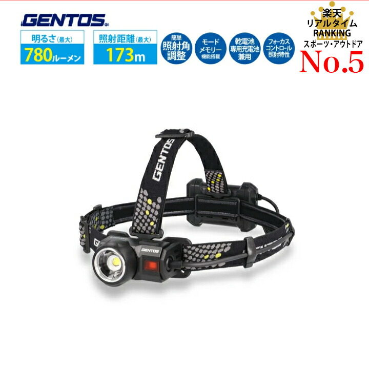 楽天市場】ヘッドライト コンパクトライト GENTOS ジェントス HLIA