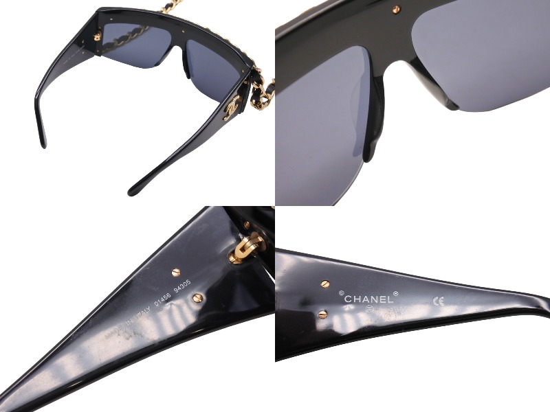 楽天市場】【セール】CHANEL シャネル チェーン サングラス ココマーク