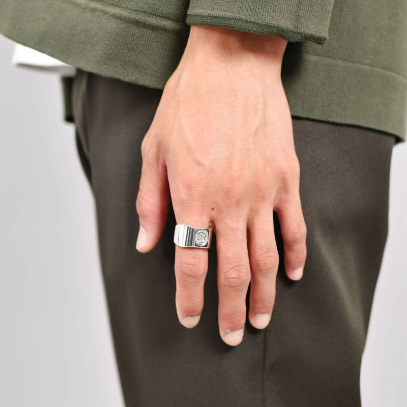 楽天市場】ライオンハート ブリティッシュエンブレム リング シルバー