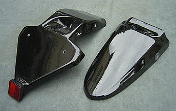 楽天市場】OSCAR オスカー テールカウルキット 黒ゲル XG250 TRICKER