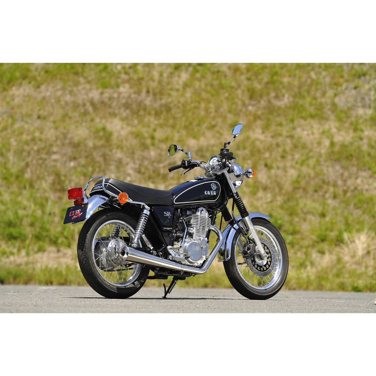 楽天市場】OVER オーヴァー SSメガホンマフラー SR400 YAMAHA ヤマハ