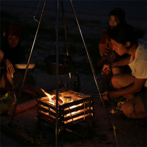 楽天市場】コールマン Coleman ステンレスファイアープレイス3 焚き火