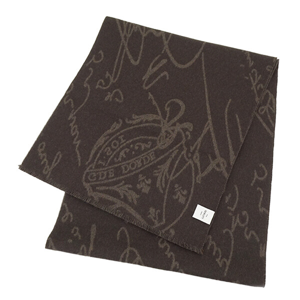 楽天市場】ベルルッティ BERLUTI メンズ マフラー WOOL SCRITTO SCARF
