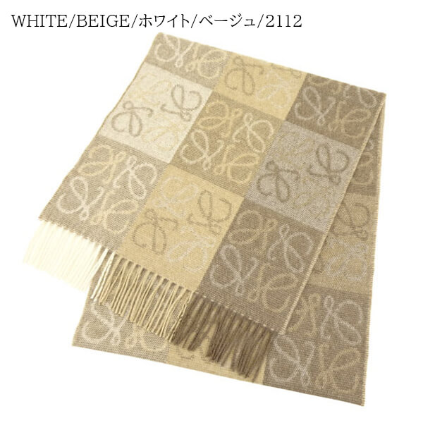 楽天市場】ロエベ LOEWE レディース マフラー CHECKERBOARD SCARF
