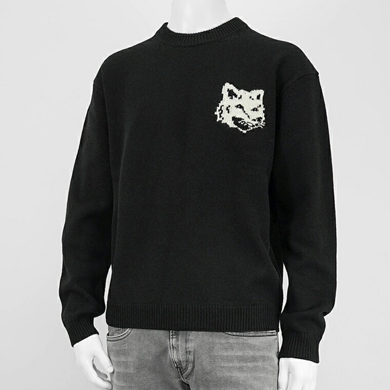 楽天市場】メゾンキツネ MAISON KITSUNE メンズ ニット FOX HEAD