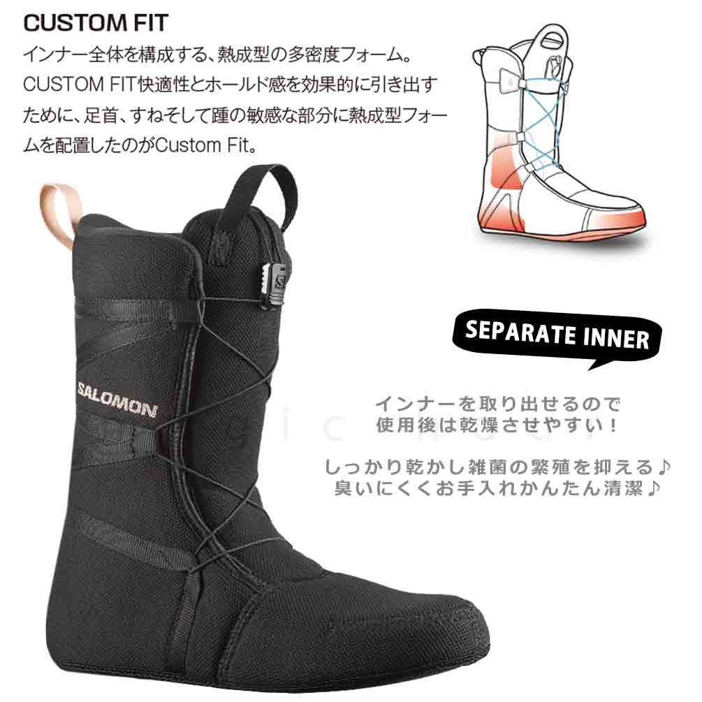 楽天市場】スノーボード ブーツ レディース SALOMON サロモン SCARLET