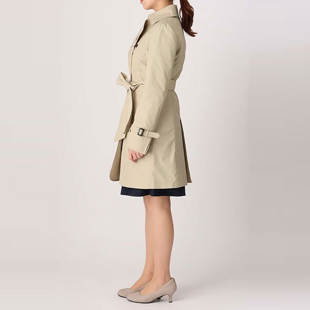 楽天市場】【洋服の青山】ダブル トレンチコート ロング レディース