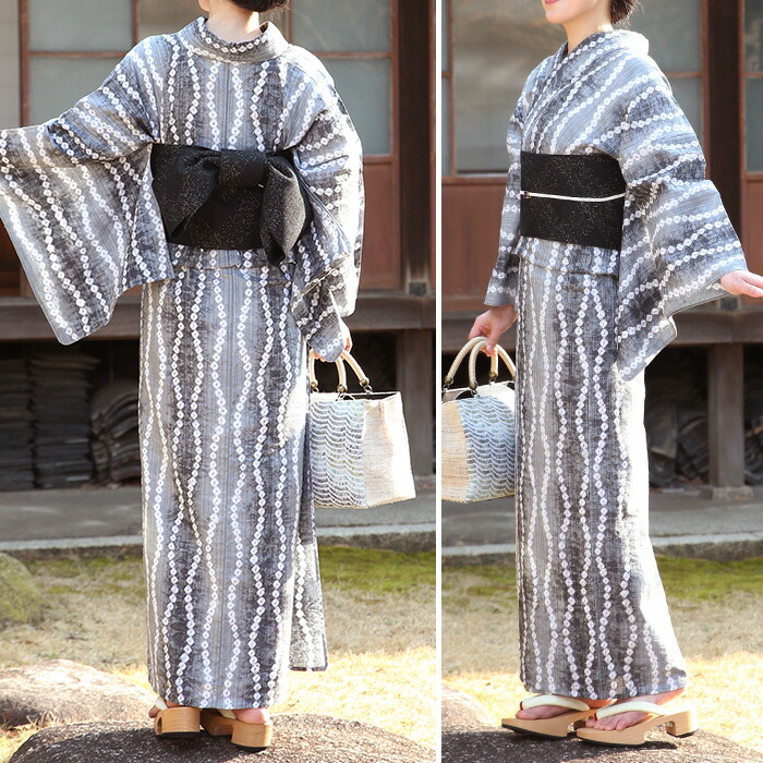 楽天市場】【フリーサイズ】〔伝統的工芸品 有松・鳴海絞〕浴衣 有松