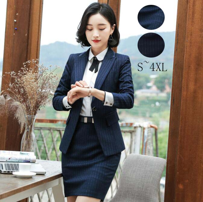 楽天市場】【送料無料】ストライプ ジャケット+スカート/パンツ＋