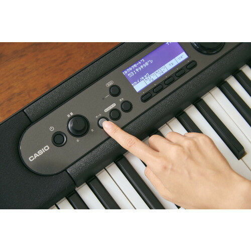 楽天市場】カシオ計算機 LK-540BK 光ナビゲーションキーボード 200曲