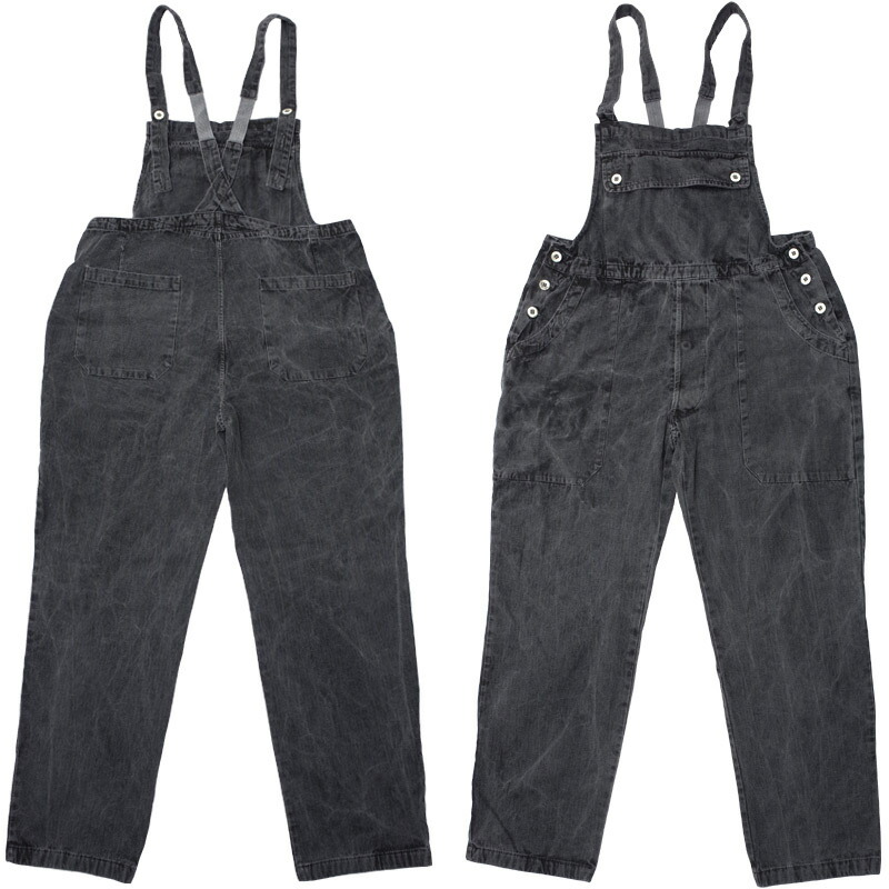 楽天市場】フランス軍タイプ オーバーオール 後染め ピグメントダイ