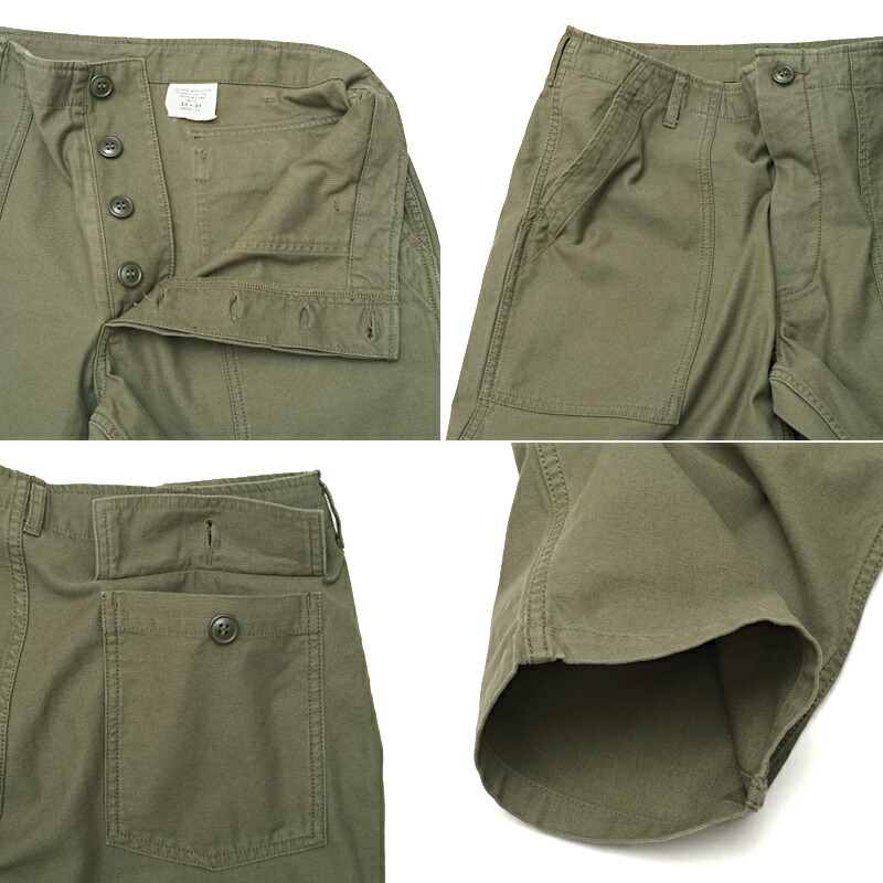楽天市場】米軍タイプ ファティーグパンツ 初期型 リバイバルモデル