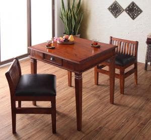 2人用 ダイニングセット アンティーク ダイニングテーブルセット」の