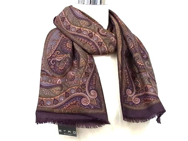 楽天市場】□新品□未使用□ ETRO エトロ ウール70％×シルク30